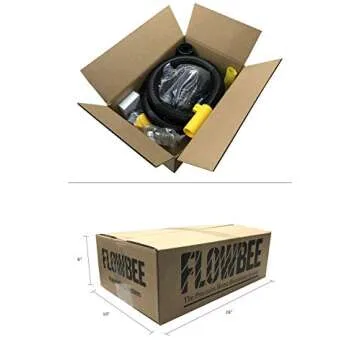 FLOWBEE Home Haircutting System Super Mini-Vac - Clipper Head/Hose, Vacuum & Accessories Included.