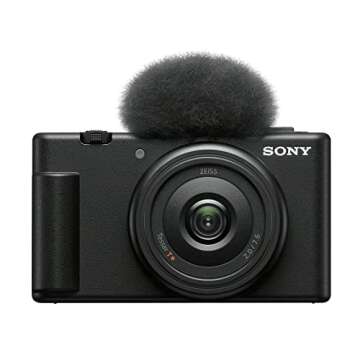 Sony ZV-1F Vlog Camera for Content Creators and Vloggers (Black) (Renewed)
