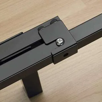 ZINUS Compack Metal Adjustable 7 Inch Support Bed Frame for Box Spring and Mattress Set, Full/Queen/King, Black