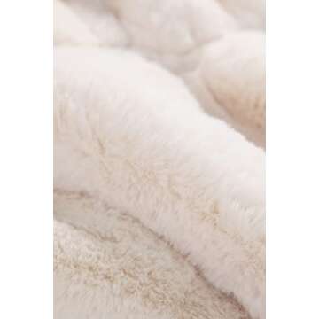 BABEYOND Womens Faux Fur Collar Shawl Faux Fur Scarf Wrap Evening Cape for Winter Coat