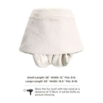 BABEYOND Womens Faux Fur Collar Shawl Faux Fur Scarf Wrap Evening Cape for Winter Coat