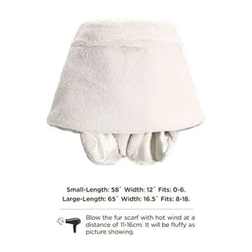 BABEYOND Womens Faux Fur Collar Shawl Faux Fur Scarf Wrap Evening Cape for Winter Coat