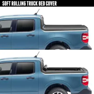 RealTruck TruXedo Lo Pro Soft Roll Up Truck Bed Tonneau Cover | 556001 | Fits 2016 - 2023 Toyota Tacoma (Excludes Trail Special Edition Storage Boxes) 5' 1" Bed (60.5")