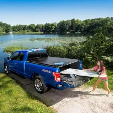 RealTruck TruXedo Lo Pro Soft Roll Up Truck Bed Tonneau Cover | 556001 | Fits 2016 - 2023 Toyota Tacoma (Excludes Trail Special Edition Storage Boxes) 5' 1" Bed (60.5")