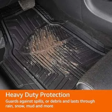 Durable Waterproof 4-Piece Floor Mats Set for Cars
