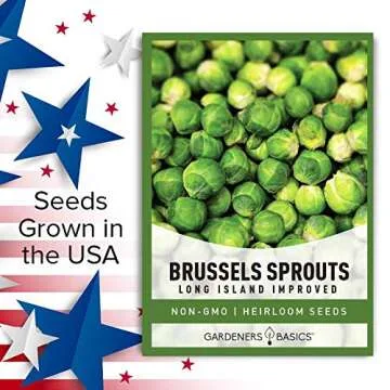 Brussels Sprouts Seeds - Long Island Heirloom, Non-GMO Variety