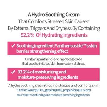 ETUDE Soonjung Hydro Barrier Cream 75ml (New Version) | Moisturizing and Soothing Cream | Non-Comedogenic, Hypoallergenic & Fragrance Free Moisturizer for Face