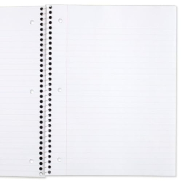 Mead Spiral Notebook 6 Pack: Wide Ruled, Colorful & Durable