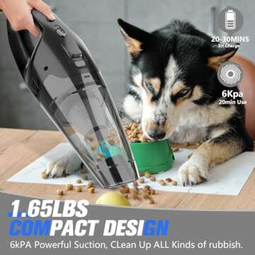 BSRCO Handheld Vacuum Cordless Rechargeable 3-in-1 – The Ultimate Portable Cleaning Solution!