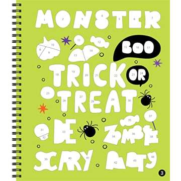 Brain Games Halloween Sticker by Number Fun Book