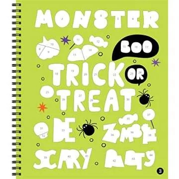 Brain Games Halloween Sticker by Number Fun Book