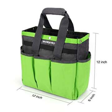 WORKPRO Garden Tool Bag - Stylish and Durable Organizer