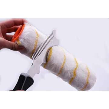 ROLLINGDOG 4 in 1 Paint Brush Comb - Paint Brush&Roller Cleaner Tool