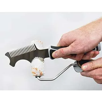 ROLLINGDOG 4 in 1 Paint Brush Comb - Paint Brush&Roller Cleaner Tool