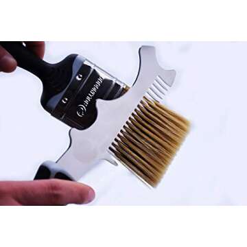 ROLLINGDOG 4 in 1 Paint Brush Comb - Paint Brush&Roller Cleaner Tool