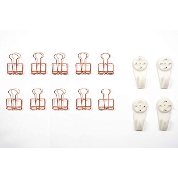 AllTheCuteThings Rose Gold Wall Grid for Photos and Decor