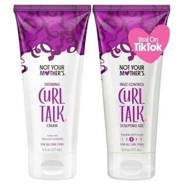 Not Your Mother's Curl Talk Frizz Control Sculpting Gel & Defining Cream - 2-Pack
