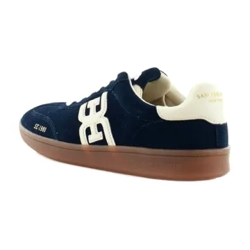 Stylish Sam Edelman Tenny Sneaker in Navy Suede