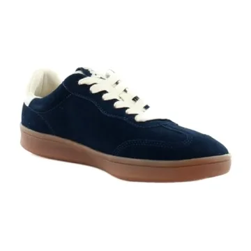 Stylish Sam Edelman Tenny Sneaker in Navy Suede
