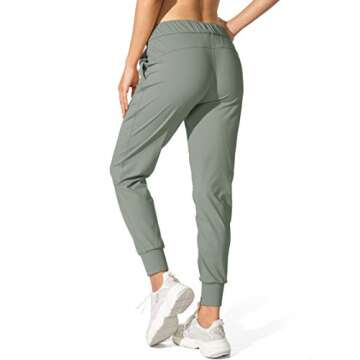 SANTINY Women's Joggers Pants Pockets Drawstring Running Sweatpants for Women Lounge Workout Jogging...
