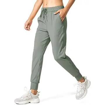 SANTINY Women's Comfortable Joggers with Pockets