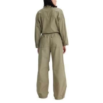 Levi's Women's Deep Lichen Green Baggy Jumpsuit