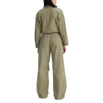 Levi's Women's Deep Lichen Green Baggy Jumpsuit