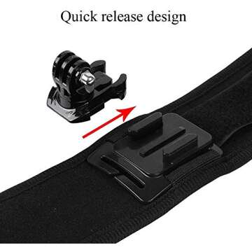 PellKing Accessories Kit for DJI Osmo Pocket 2,New Quick Release Head Strap Mount + Chest Mount Harness + Backpack Clip Holder + 360°Rotating Wrist Strap