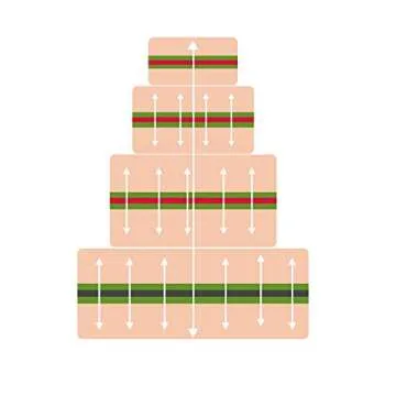 Boao 24 White Plastic Cake Dowels - Durable & Stylish Support