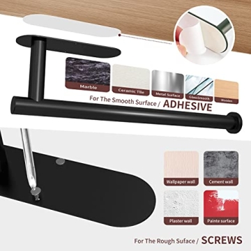 DEKAVA Self-Adhesive Stainless Steel Paper Towel Holder