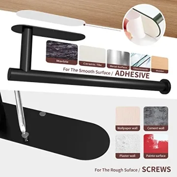 DEKAVA Self-Adhesive Stainless Steel Paper Towel Holder