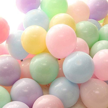BEISHIDA 100 Pack 10 Inch Pastel Balloons for Celebrations