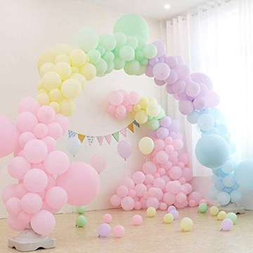 BEISHIDA 100 Pack 10 Inch Pastel Balloons for Celebrations