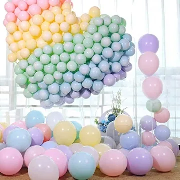 BEISHIDA 100 Pack 10 Inch Pastel Balloons for Celebrations