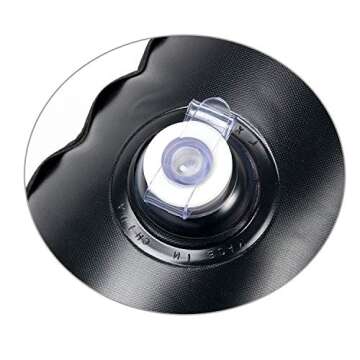 NovelBee Back Flocking Surface Car Travel Inflatable Mattress Air Bed Camping with 2 Air Pillows,Inflatable Pump and Handbag (Black)