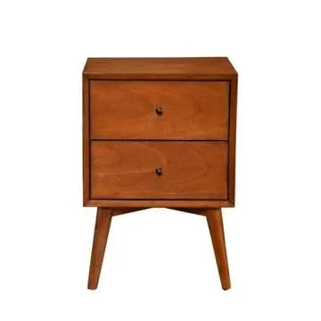 Alpine Flynn Nightstand - Stylish, Fully Assembled & Elegant