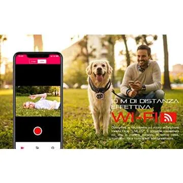 COOAU 4K 20MP WiFi Action Camera External Microphone Remote Control Underwater 40M Waterproof Sport Camera Time Lapse with 2X1200mAh Batteries and 20 Accessories