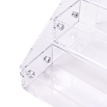 Kingtaily Nail Polish Organizer - 72 Bottles, 6 Layers - Acrylic Display Rack