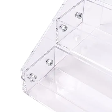 Kingtaily Nail Polish Organizer - 72 Bottles, 6 Layers - Acrylic Display Rack