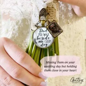 Memorable Bouquet Charm for Wedding Day Remembrance