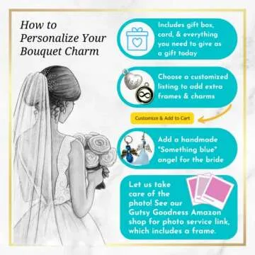 Memorable Bouquet Charm for Wedding Day Remembrance