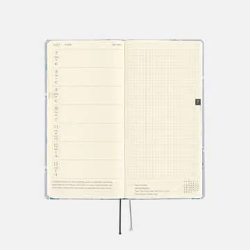 Hobonichi Techo 2025 Weeks [English/Tall and Slim Size/January Start/Planner] Yumi Kitagishi: Beautiful Wallpaper