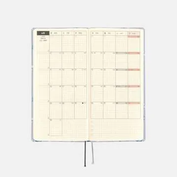 Hobonichi Techo 2025 Weeks [English/Tall and Slim Size/January Start/Planner] Yumi Kitagishi: Beautiful Wallpaper
