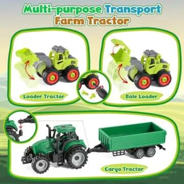 FRUSE Play Sand Farm Toys for Toddlers - Sensory Fun