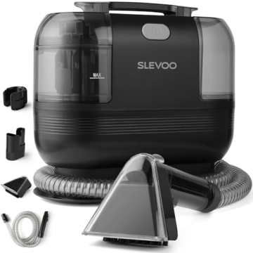 Slevoo Portable Carpet Cleaner - 12Kpa Strong Suction for Deep Cleaning