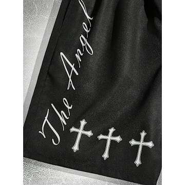 SHENHE Men's Casual Graphic Print Shorts for Stylish Comfort