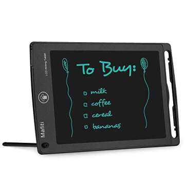 Mafiti LCD Writing Tablet 8.5 Inch Electronic Writing Drawing Pad Portable Doodle Board Gifts for Ki...