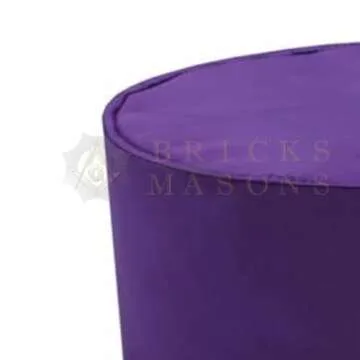 Bricks Masons Masonic Purple Cap for Lodge Masters