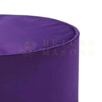 Bricks Masons Masonic Purple Cap for Lodge Masters