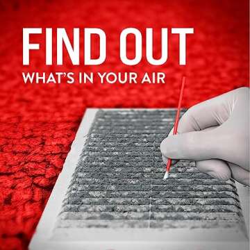 BioCide Labs DIY Mold Test Kit for Home Air Quality - Test 10 Locations, Lab Analysis and Consultation Included - Home Air & Surface, HVAC Testing Kit